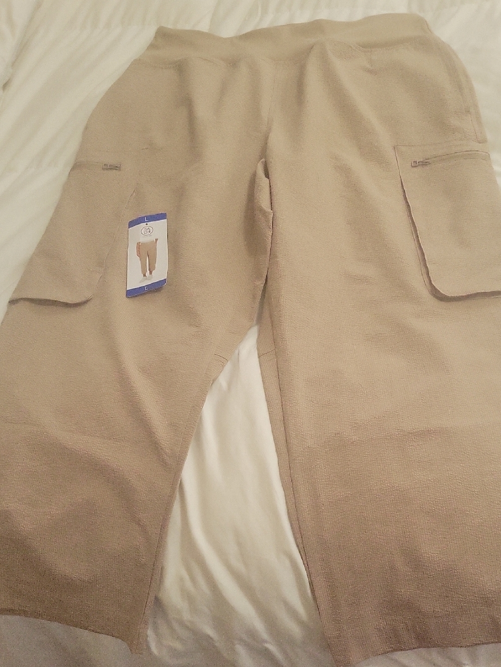 GLS Collective Beige Cargo Knit Pants
